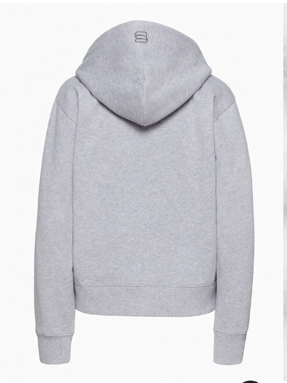 The Super™ Fleece Relaxed Zip-Up Hoodie Aritzia - Heather Dover Grey Size Small - Picture 2 of 4